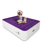 Hikersky Full Air Mattress 18 Inch Inflatable Bed Built-in Pump Purple. Fixed Price $89.99.