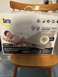 Serta Never Flat Fabric Series Air Mattress, Size Queen - Beige. Fixed Price $99.00.