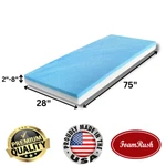 Foamrush Bunk 28" X 75" Cooling Gel Memory Rv Mattress Medium Firm Usa. Fixed Price $185.97.