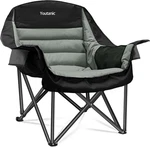 Youtanic Oversized Camping Chair, Portable Folding Chairs With Side Pock. Fixed Price $103.06.