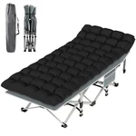 Suteck Camping Cot Folding Bed Adults Double Layer Oxford Portable Outdoor. Fixed Price $109.18.