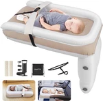 Pahtto Inflatable Airplane Bed For Kids, Portable Toddlers Blow Up Matr. Fixed Price $76.08.