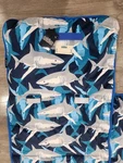 New Wildkin Kids Original Nap Mat Cove Cozy Childrens Sleep Pad Sharks Nwt. Fixed Price $34.99.