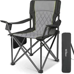 King Kong Heavy Duty Camping Chair - 800LBS, Padded, Durable, Black. Fixed Price $97.99.