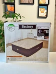 Bestway Queen Mattress 20" Built-in Pump Tritech Airbed W/ Bag & Box. Fixed Price $48.99.