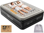 20" Raised Cal King Air Mattress With Built Pump, Keep Feet From Dangling, Ex. Fixed Price $252.99.