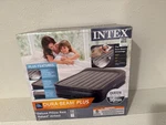 Intex Elevated Dura Beam Fiber Tech Airbed With Built Pump - Queen Size. Fixed Price $54.99.