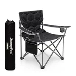 Camping Chair Heavy Duty 500LB Padded Oversized Portable Black AC2002E Sunnyfeel. Fixed Price $89.99.