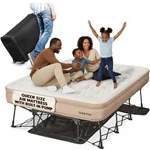 Queen Air Mattress With Frame, Self Inflating/deflating Bed For Adults - Peak.... Fixed Price $523.86.