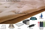 King Softside Waterbed With Bamboo Euro Top Mattress & Waveless Bladder Heater. Fixed Price $2591.71.