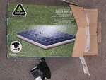 Greatland Flocked-top Queen Size Airbed Indoor/outdoor. Fixed Price $12.00.