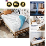 Twin Xl Dual Layer 3 Inch Memory Foam Mattress Topper For College Studends, D.... Fixed Price $241.99.
