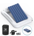 Deeteck Inflatable Toddler Travel Bed With Pump, Pillow And Bag. Blue. Fixed Price $45.50.