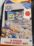 Paw Patrol 3-PIECE Twin Sheet Set/ New. Fixed Price $27.99.