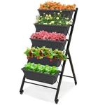 Giantex Vertical Raised Garden On Wheels, Elevated Planter Beds Wi.... Fixed Price $91.58.