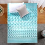 Spa Sensations 1" Green Tea Gel Memory Foam Zoned Support Mattress Topper Full. Fixed Price $50.04.