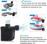 Inflatable Pump, Electric Air PUMP(100 Gallon/min) For Mattress Beds. Fixed Price $19.72.