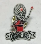 Vtg Magic City Minot North Dakota Pin Genie Wizard Wand Souvenir Advertising. Fixed Price $19.99.