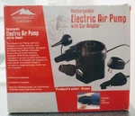 N. West Territory Electric Rechargeable Air Pump W/car Adapt Inflates/deflates. Fixed Price $13.00.