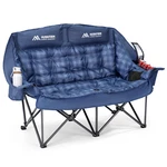 Huskfirm Padded Double Camping Chair High Back 2 Person Oversized. Fixed Price $213.65.