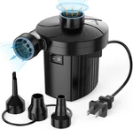 Electric Air Pump For Inflatables,portable Quick-fill With 3 Nozzles. Fixed Price $9.99.
