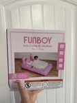 Funboy Pink Castle 15"H Kids' Sleepover Twin Air Mattress Bed With Electric. Fixed Price $15.99.