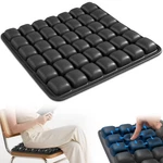 Upgrade Airplane Seat Cushion With No External Pump, Square, Black. Fixed Price $94.02.