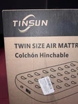 Tinsun Twin Air Mattress Built-in Pump TS-HE-002T 75X39X13IN Khaki. Fixed Price $45.00.