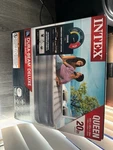 Intex Queen Size Dura Beam Deluxe Raised Airbed W/internal Pump 60"X80"X20". Fixed Price $60.00.