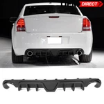 Fits 12-14 Chrysler 300 Srt Rear Diffuser Lower Bumper Lip Fins Matte Black Pp. Fixed Price $119.99.