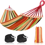 Portable W/ Carrying Bag And 2-TREE Straps Camping Beach Hammocks. Fixed Price $52.43.