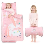 Uomny Toddler Nap Mat - 1 Pack Girls Sleeping Bag Removable Pillow Unicorn. Fixed Price $56.84.
