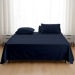Flex Head King Sheets For Sleep Number Bed - Top Split 34", Navy Blue. Fixed Price $79.68.