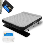 Serenelife Ez Bed - Lux Series Air Mattress With Frame, Internal Pillow (queen). Fixed Price $394.99.