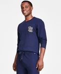 Tommy Hilfiger Men's Waffle Knit Thermal Pajama Shirt, Dark Navy, 2XL. Fixed Price $24.99.