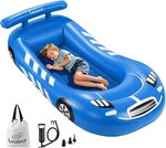 Racecar Inflatable Kids Bed With Safety Bumpers - Portable Toddler Air Mattress. Fixed Price $83.99.