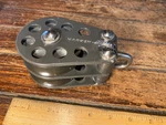 Harken 3" Double Air-block Big Boat 5/8" Line Model 506 4,950# Swl. Fixed Price $179.00.