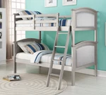 Brand New Donco Kids Hollywood Platinum Bunk Bed - Silver Finish Convertible. Fixed Price $429.00.
