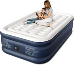 Cherimor Full Size Air Mattress With Built In Pump, 18" Raised Elevated, 28-COIL. Fixed Price $166.99.