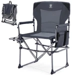 Best Ever Advanced Camping Directors' Chair With Side Table, Portable Folding. Fixed Price $102.23.