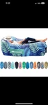 Chillbo Shwaggins Inflatable Couch Cool Lounger Easy Blue Leaf. Fixed Price $45.00.