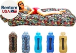 Inflatable Couch, Lounger Air Sofa No-pump Blow Up Ergonomi. Fixed Price $50.57.