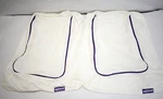 2 Purple Mattress Brand Pillow Cover Standard Queen White Zip Luxury Protector. Fixed Price $17.99.