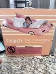 Funboy Pink Convertible Kids Sleepover Air Matress. Fixed Price $40.00.