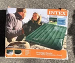 Intex Queen Prestige Downy Mattress Airbed Kit With Battery Pump Camping. Fixed Price $37.50.