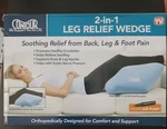 Contour 2 1 Leg Relief Wedge As Seen Tv Includes Air Pump Orthopedically. Fixed Price $25.99.