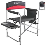 Kingcamp Heavy Duty Camping Director Chair, Folding With Side Table & Storage,. Fixed Price $267.72.