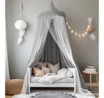 Bed Canopy With Star Lights, Double Layer 25.6"W X 106"L (pack Of 1) Grey. Fixed Price $50.00.