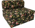 Full Sleeper Chair Folding Foam Beds, Bedding Sofa, Couch 6X48X72 Rose Black. Fixed Price $171.00.