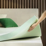 Memory Foam Mattress Topper 4 Inch Queen Green Tea Zinus Pressure-relieving Back. Fixed Price $154.99.